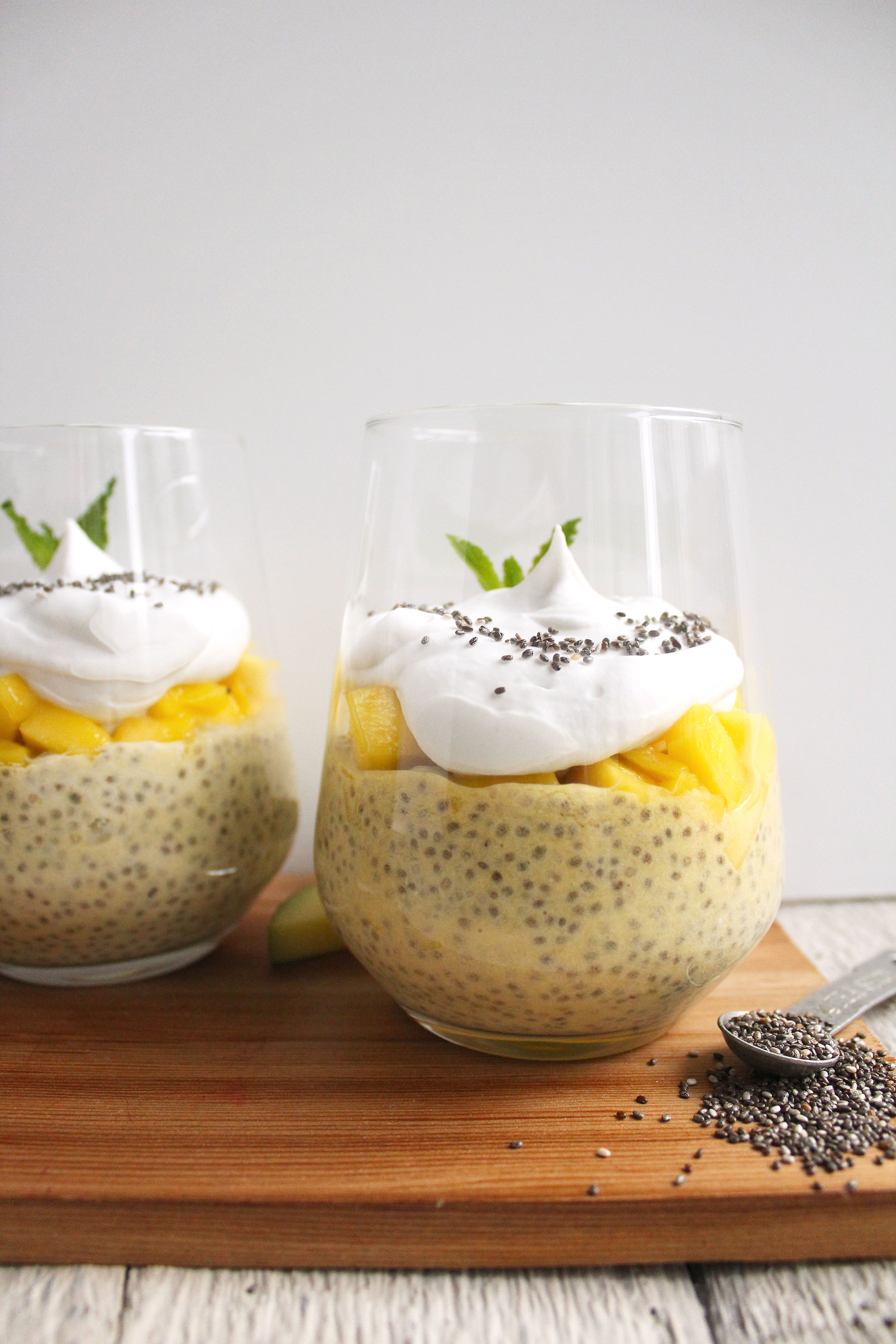 Coconut Mango Chia Pudding