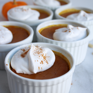 Pumpkin Pie Custards (DF + GF)